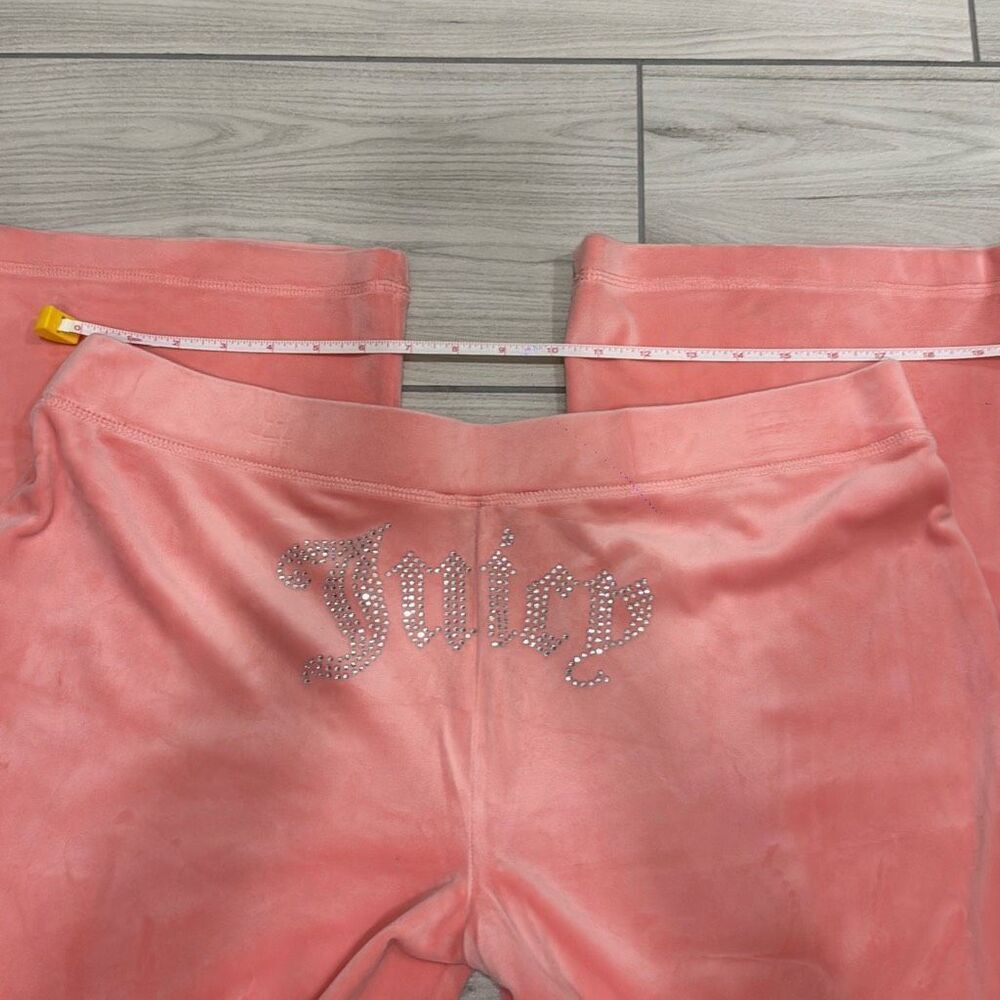 NWT juicy couture Strawberry ice pink track suit size xl   Bedazzled butt and ba - Picture 7 of 13